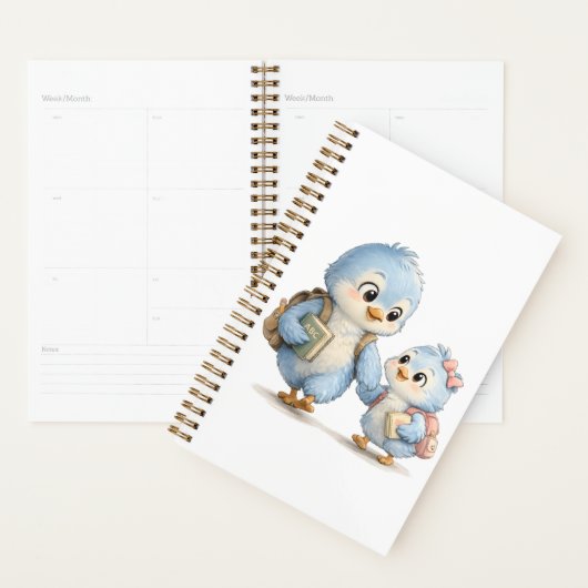 Tägliches Planungsnotizbuch Blaue Vogel Planer (Anzeige)