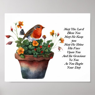 Tägliches Segeln von Zahlen 6:24-26 Poster