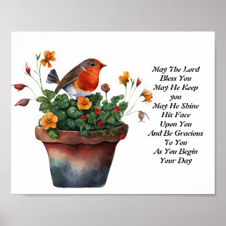 Tägliches Segeln von Zahlen 6:24-26 Poster