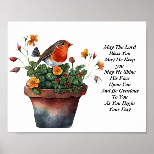 Tägliches Segeln von Zahlen 6:24-26 Poster (Vorne)