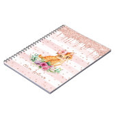 Tägliches Tagebuch für Glitzer Cat Lover Girl (Linke Seite)