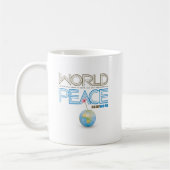 TÄGLICHES WORD® "Weltfrieden" Kaffeetasse (Links)