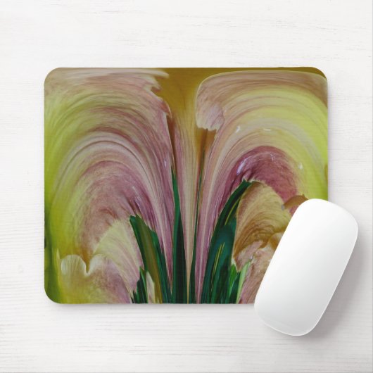Taglilie abstraktes Mousepad (Mit Mouse)