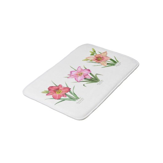 Taglilie Badematte (Schrägansicht)