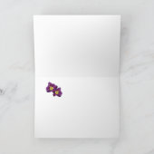 Taglilie 'Bela Lugosi Karte (Innenseite)