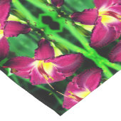 Taglilie Blume Nah Abstrakt Kurzer Tischläufer (Ecke)