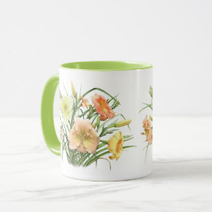 Taglilie-Blumenstrauß Tasse