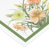 Taglilie Bouquet Großer Tischläufer (Ecke)