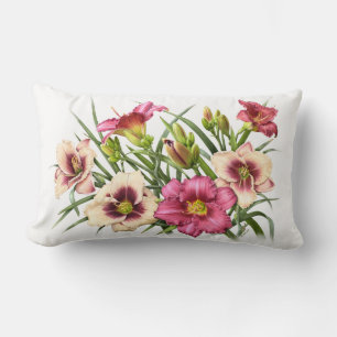 Taglilie Bouquet Rubies Lendenkissen