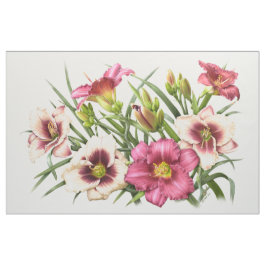 Taglilie Bouquet Rubies Stoff