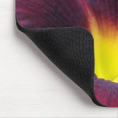 TAGLILIE "Dominic" B. Dunkler Wein. Mousepad (Ecke)