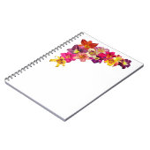 Taglilie-Eckcollage Notizblock (Linke Seite)