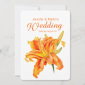 Taglilie Einladung (Vorderseite)