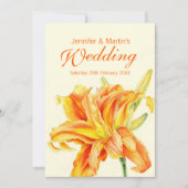 Taglilie Einladung (Vorderseite)