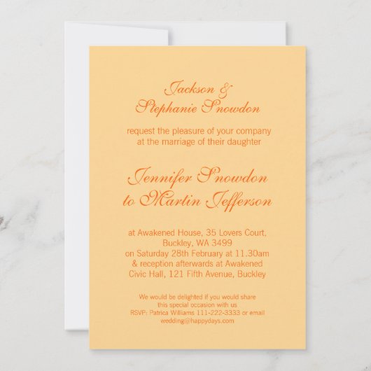 Taglilie Einladung (Rückseite)