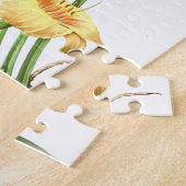 Taglilie Floral Botanische Kunst Personalisiert Puzzle (Seite)