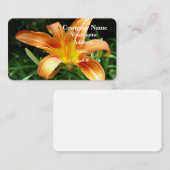 Taglilie Foral Petals Visitenkarte (Vorne/Hinten)