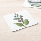 Taglilie (Hemerocallis caerulea) von Redouté Rechteckiger Pappuntersetzer (angewinkelt)