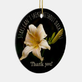 Taglilie Keramik Ornament (Rechts)