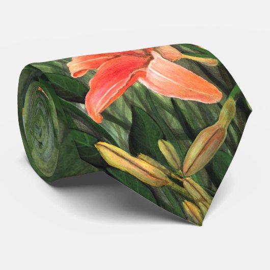 Taglilie-Krawatte Krawatte (Gerollt)