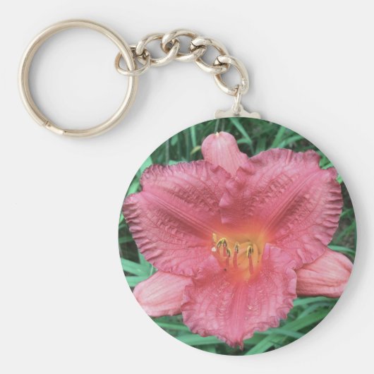 TAGLILIE "Little Fat Dazzler" — Schlüsselanhänger (Vorne)