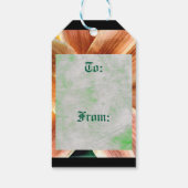 Taglilie Makro Geschenkanhänger (Rückseite)