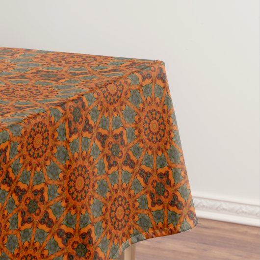 Taglilie Orange Mandala Tischdecke (Beispiel)
