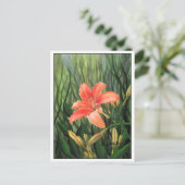 Taglilie Postkarte (Stehend Vorderseite)