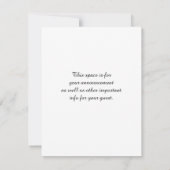 Taglilie Save the Date Karte (Rückseite)