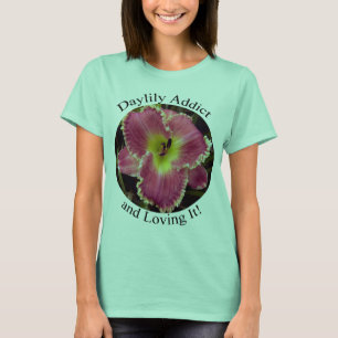 Taglilie-Süchtiger und Lieben es mit Rosa T-Shirt