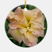 Taglilie-Verzierung Keramik Ornament (Hinten)