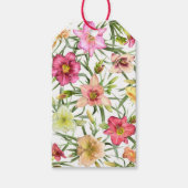 Taglilien Botanische Kunst Geschenkanhänger (Vorderseite)