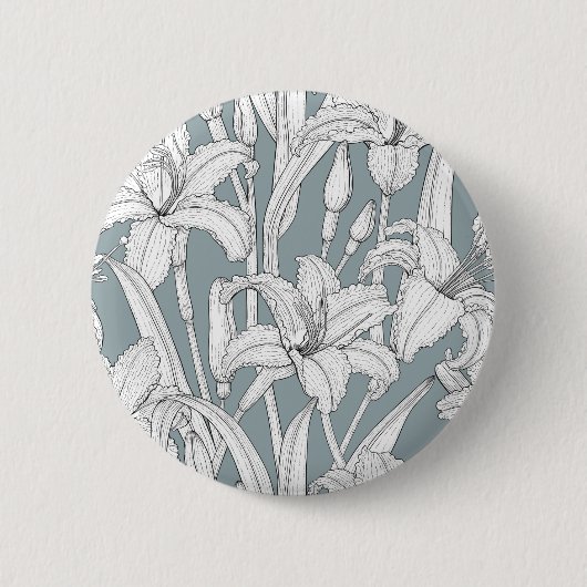 Taglilien Button (Vorderseite)