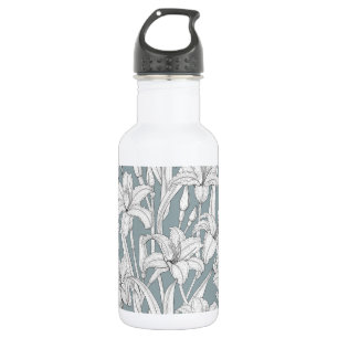 Taglilien Edelstahlflasche
