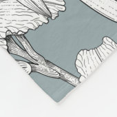 Taglilien Fleecedecke (Ecke)