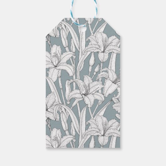 Taglilien Geschenkanhänger (Rückseite)