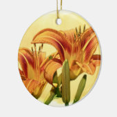 Taglilien - Hemerocallis Keramik Ornament (Links)
