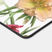 Taglilien im modernen botanischen Kunstdesign Schreibtischunterlage (Ecke)