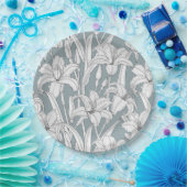 Taglilien Papier Teller (Party)