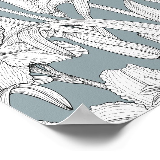 Taglilien Poster (Ecke)