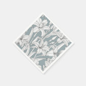 Taglilien Serviette (Ecke)
