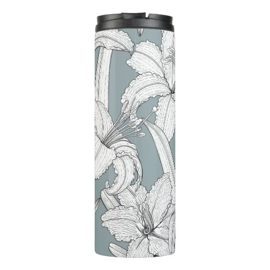 Taglilien Thermosbecher (Rückseite)