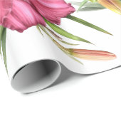 Taglilien überall geschenkpapier (Rolleneckpunkt)