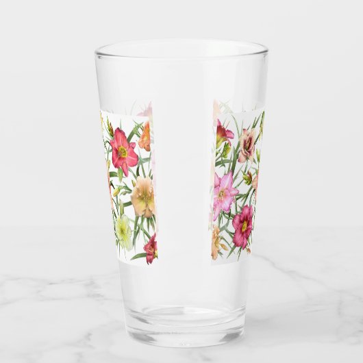 Taglilien überall glas (Links)