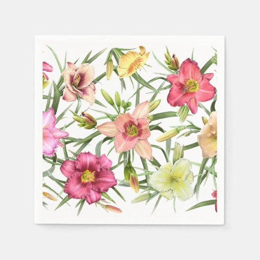 Taglilien überall serviette (Vorderseite)