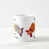 Taglilien wachsen den Regenbogen Kaffeetasse (Mittel)