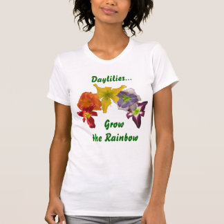 Taglilien wachsen den Regenbogen T-Shirt