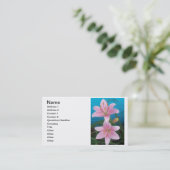 TagLilly Visitenkarte (Stehend Vorderseite)