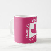 Tagline Pink Tasse (Vorderseite Links)