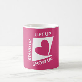 Tagline Pink Tasse